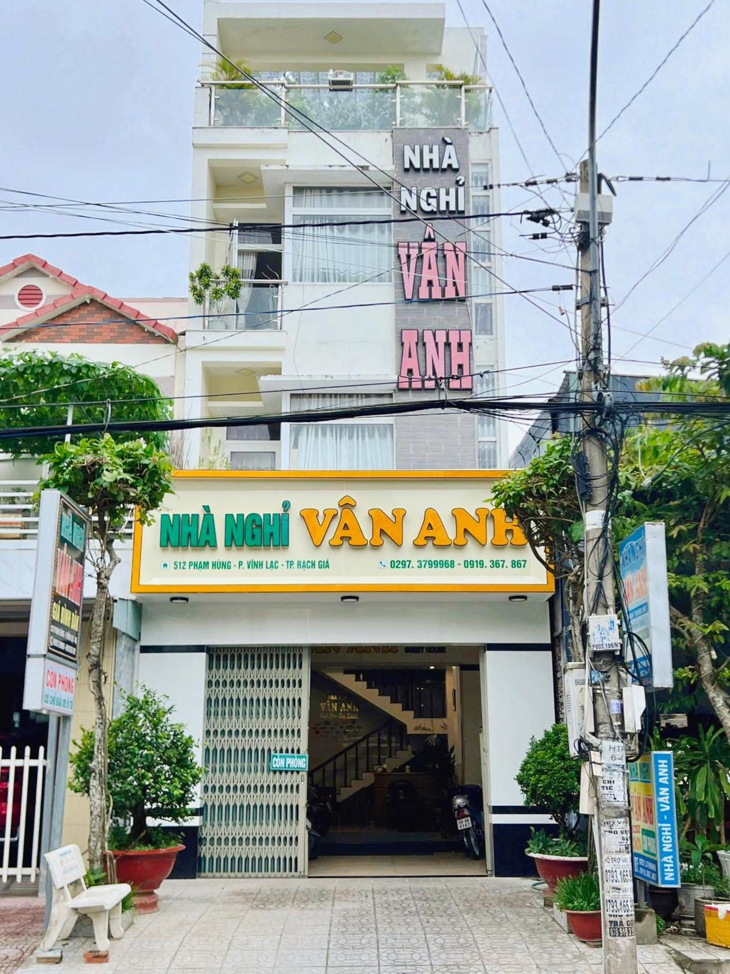 Nha Nghi Van Anh Ap Rach Meo Exteriör bild